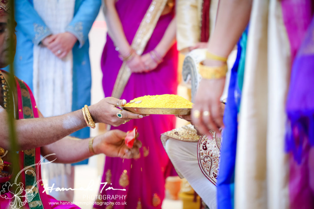 saffron Hindu wedding photography