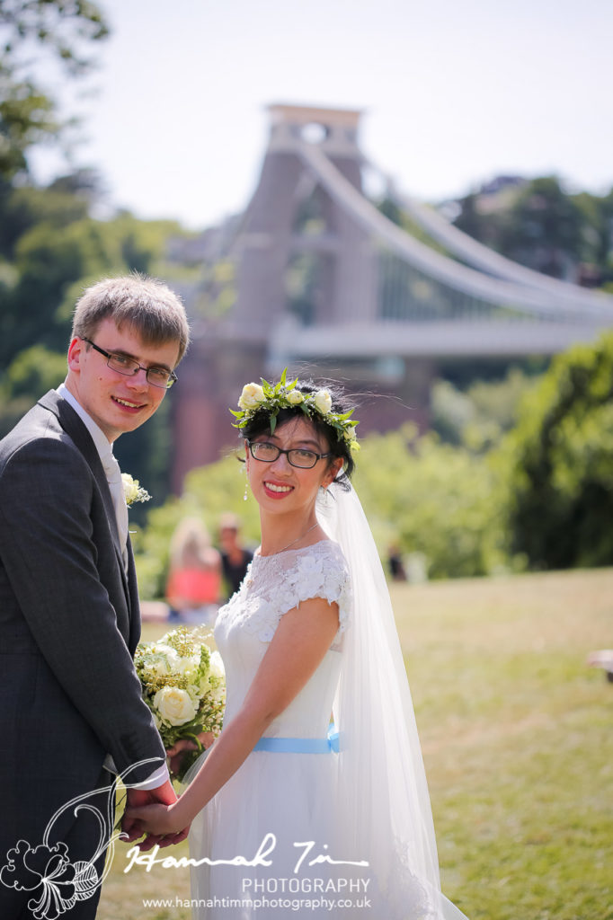 Clifton suspension bridge wedding