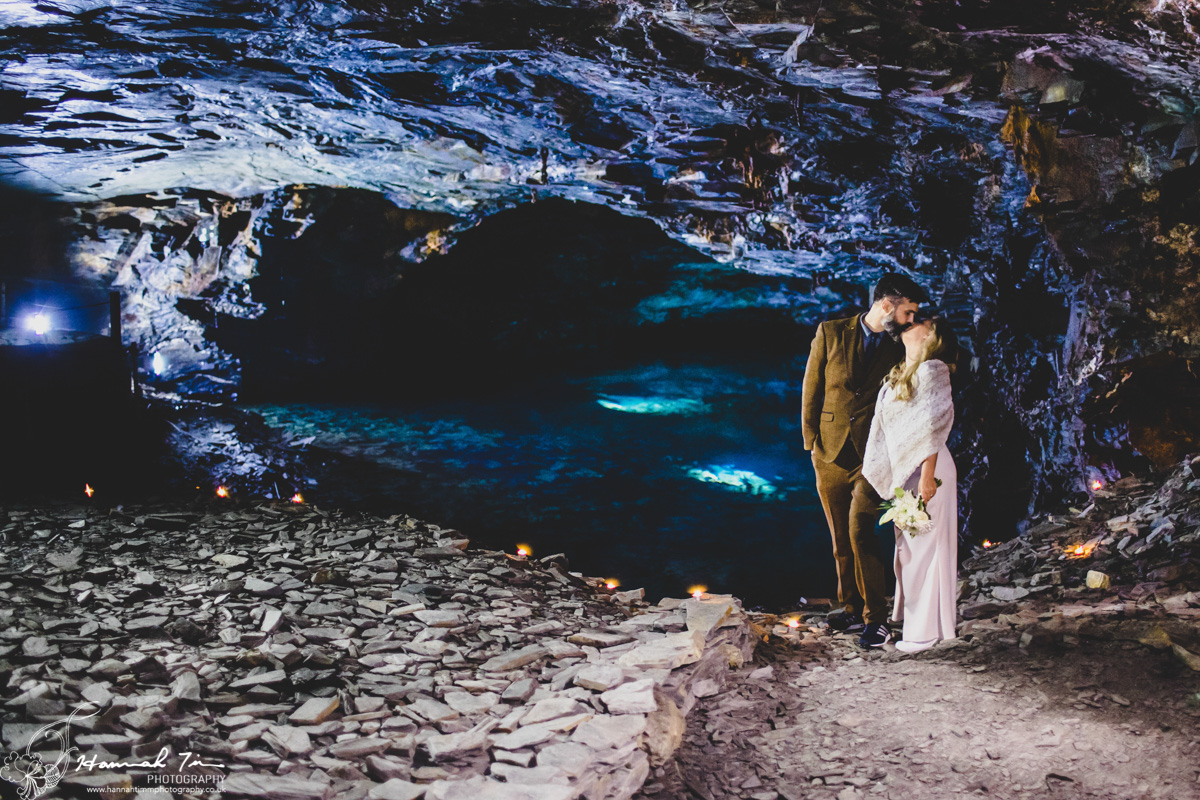 Carnglaze Caverns wedding photographer